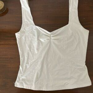 White Sleeveless Women's Top